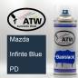 Preview: Mazda, Infinte Blue, PD: 400ml Sprühdose, von ATW Autoteile West.